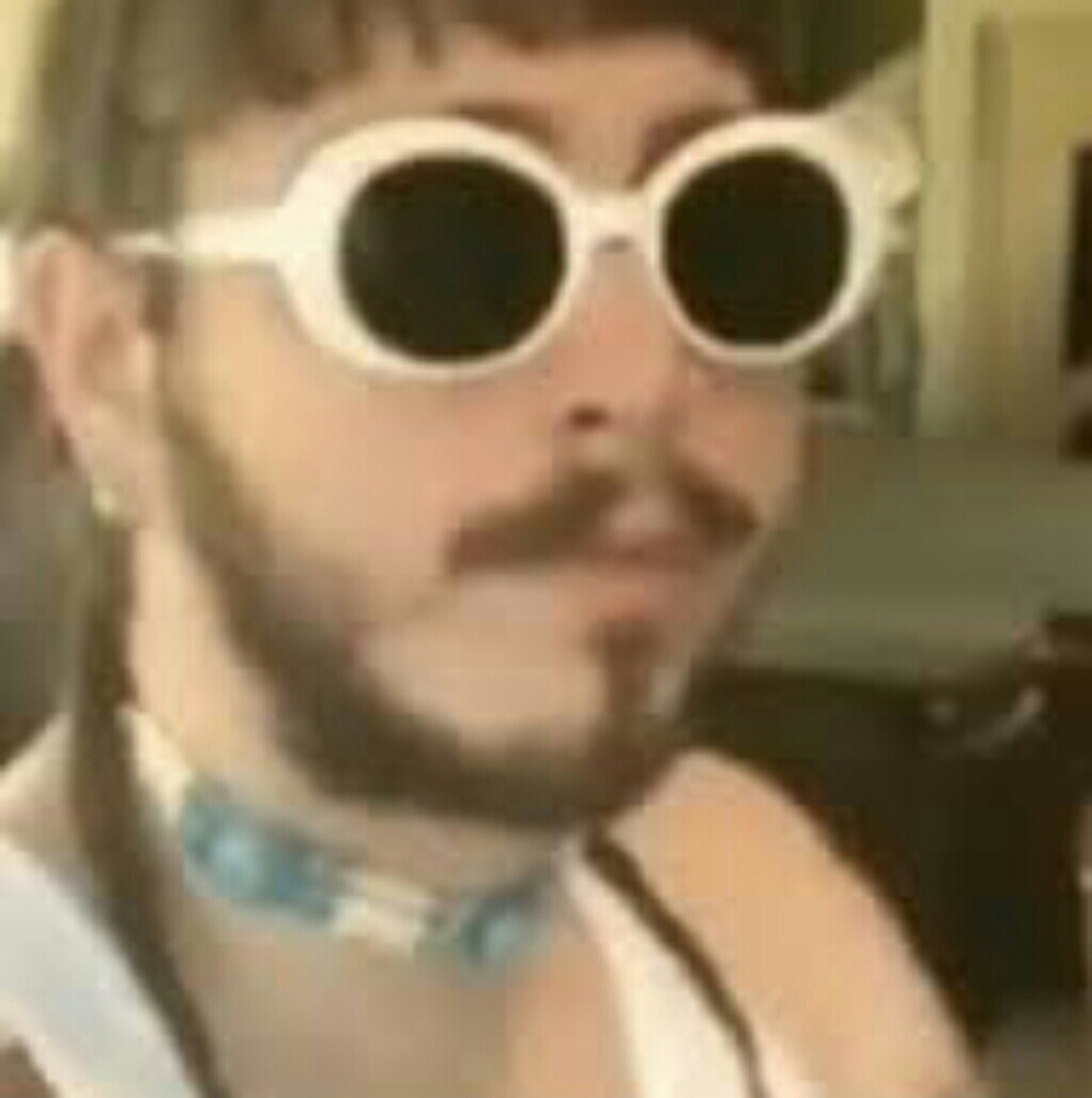 Clout Goggles Oval Mod Retro Thick Frame Rapper Hy - Picture 3 of 3